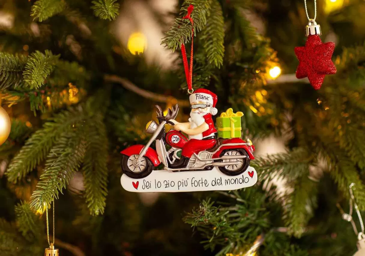 Christmas The Original Babbo Natale Motociclista