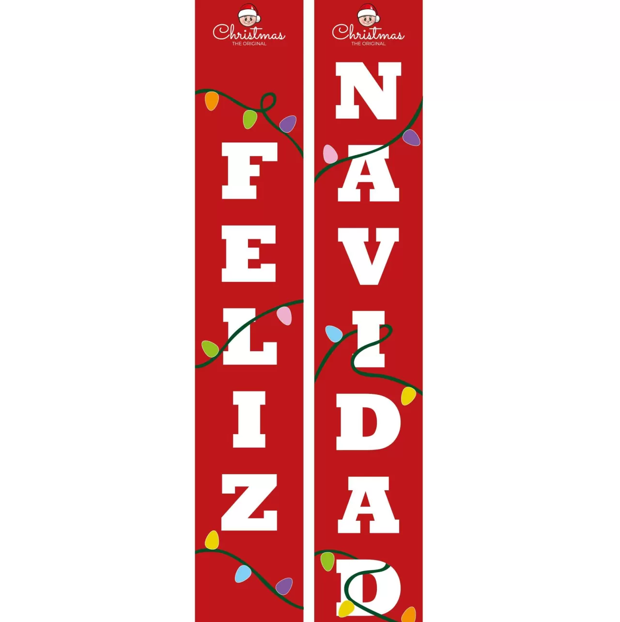 Christmas The Original Banner Porta Feliz Navidad