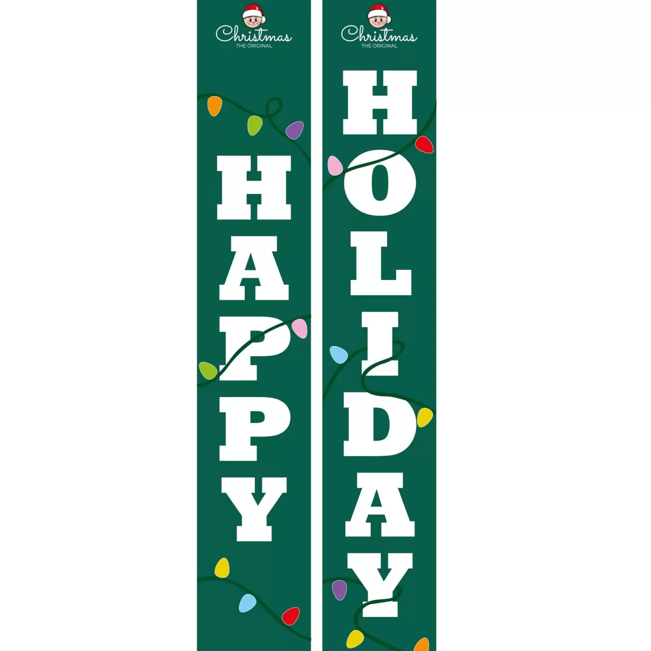 Christmas The Original Banner Porta Happy Holiday